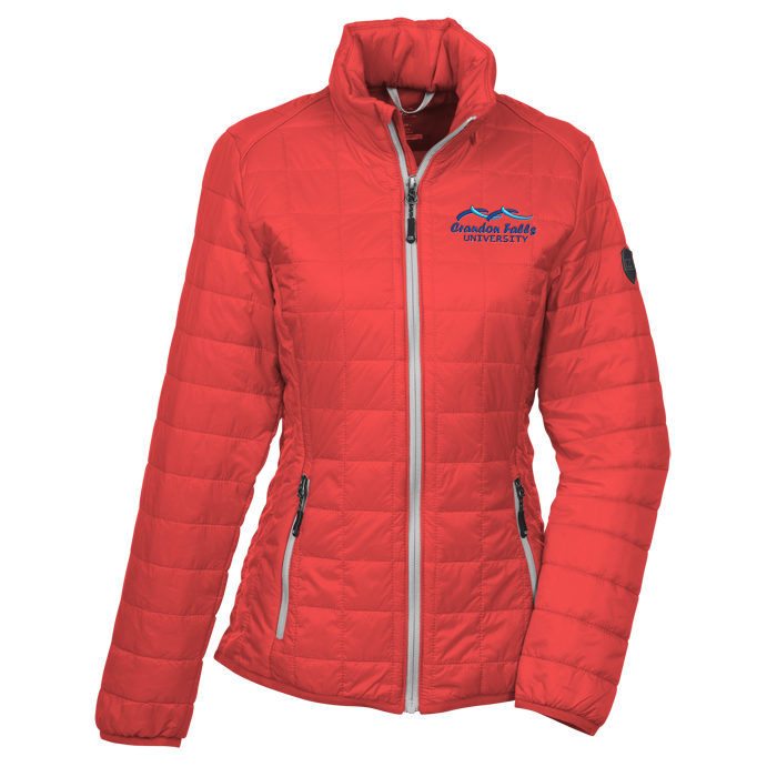 Custom Cutter & Buck Rainier Packable Jacket - Ladies'
