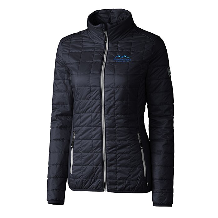 Custom Cutter & Buck Rainier Packable Jacket - Ladies'
