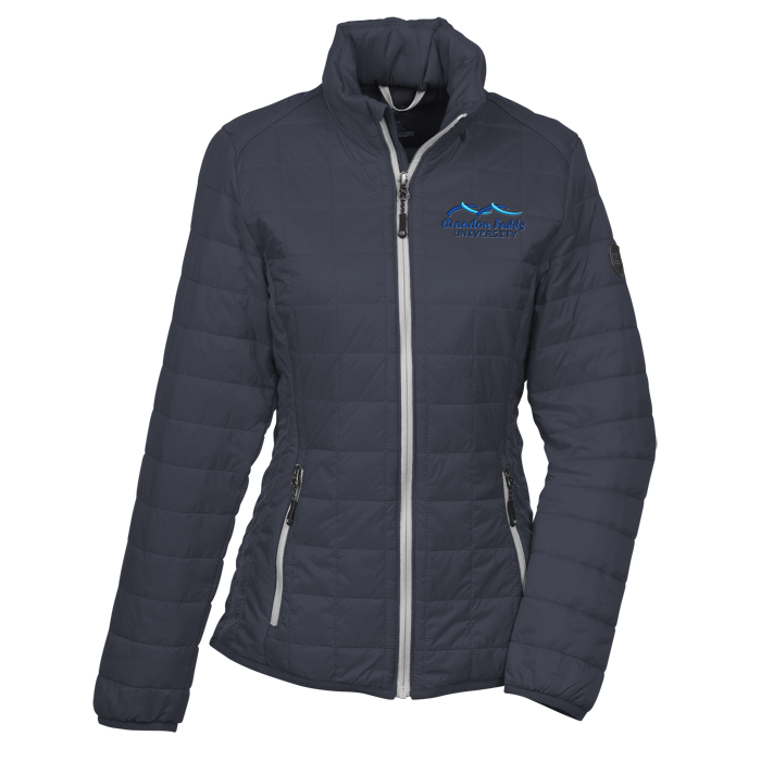 Custom Cutter & Buck Rainier Packable Jacket - Ladies'