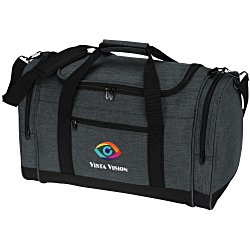 Custom 4imprint Heathered Leisure Duffel - Full Colour