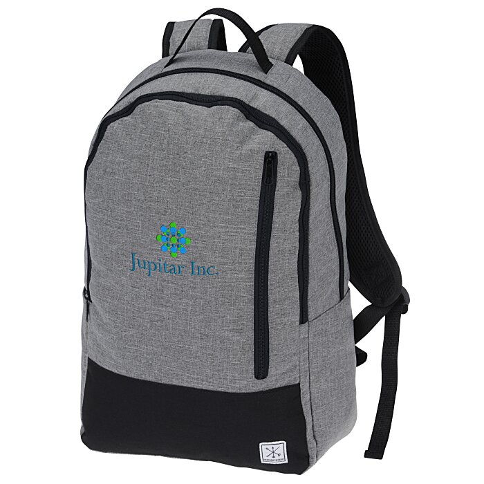 Custom Merchant & Craft Grayley 15-inch Laptop Backpack - Embroidered