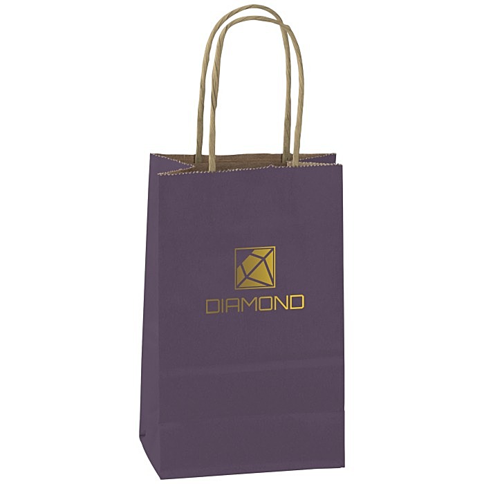 Custom Matte Shopping Bag - 8-1/4