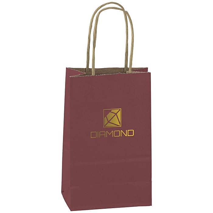 Custom Matte Shopping Bag - 8-1/4