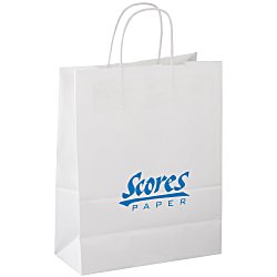 Custom Matte White Shopping Bag - 13