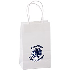 Custom Matte White Shopping Bag - 8