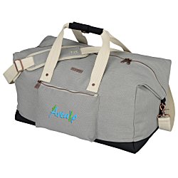 Custom Cutter & Buck VIP Cotton Weekender Duffel - Embroidered