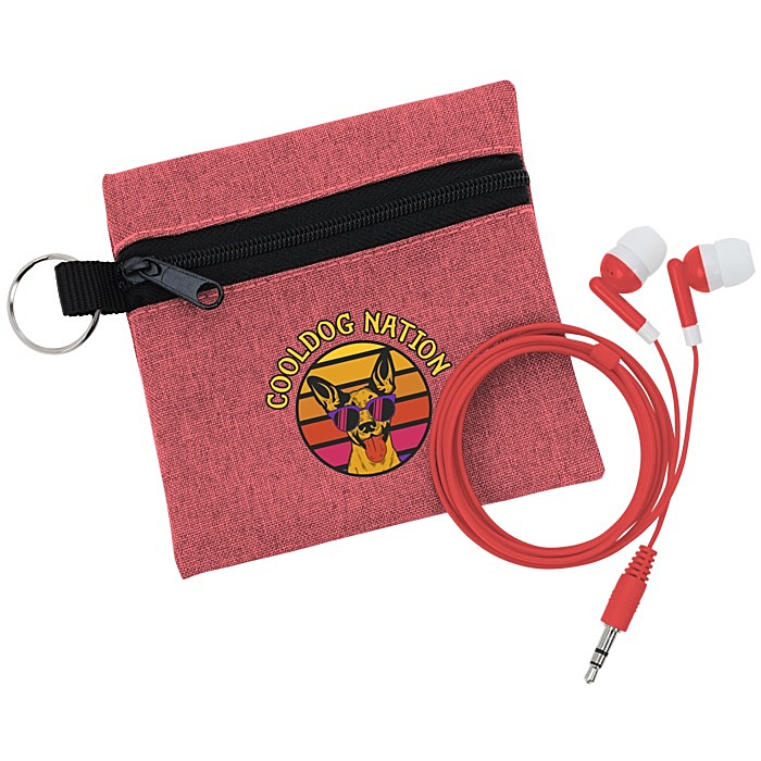 Custom Ridge Line Earbud Pouch