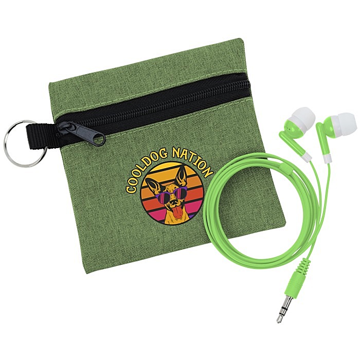 Custom Ridge Line Earbud Pouch