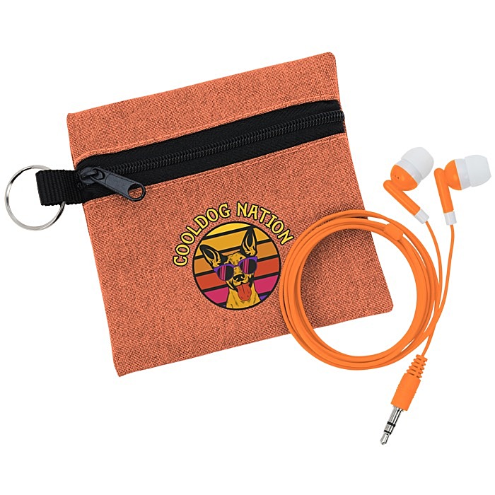 Custom Ridge Line Earbud Pouch