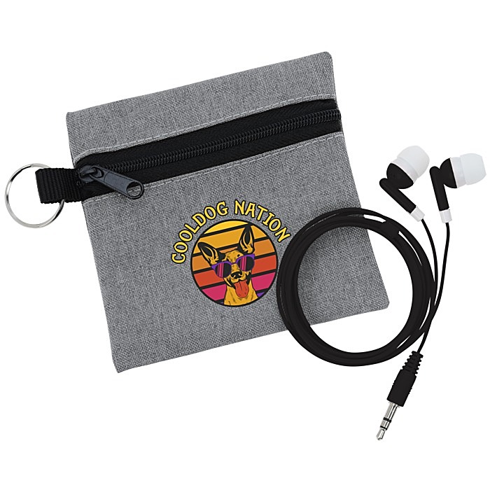 Custom Ridge Line Earbud Pouch