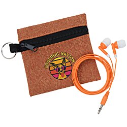 Custom Ridge Line Earbud Pouch