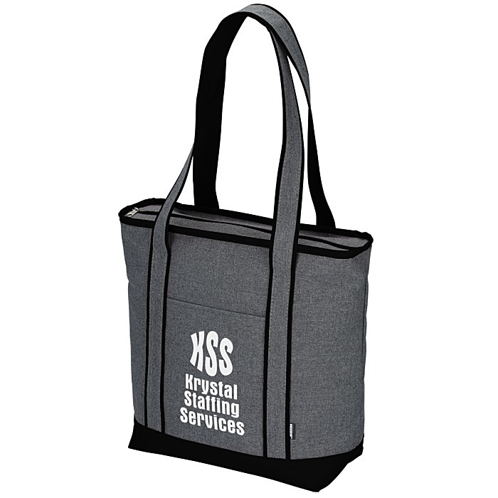 Custom Koozie® Heathered Outdoor Cooler Tote