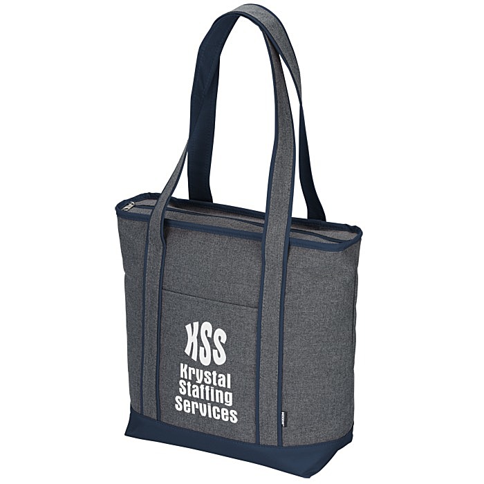 Custom Koozie® Heathered Outdoor Cooler Tote