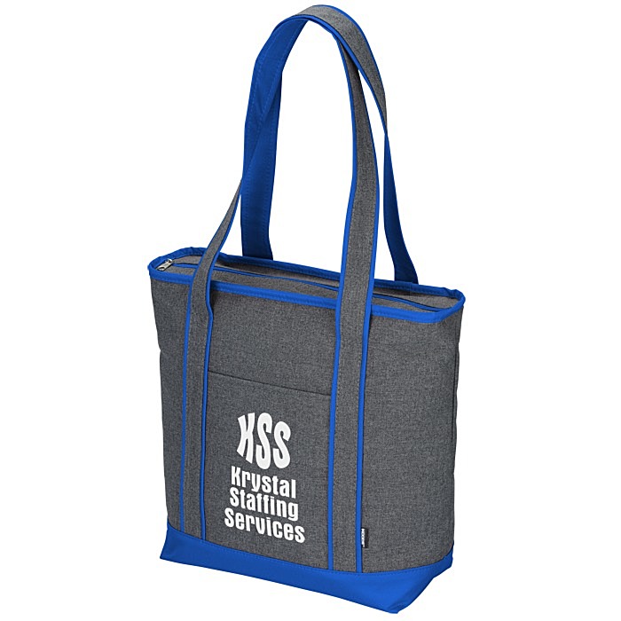 Custom Koozie® Heathered Outdoor Cooler Tote