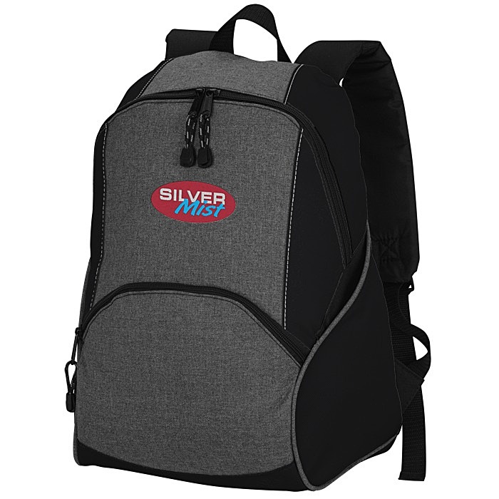 Custom On-the-Move Heathered Backpack - Embroidered