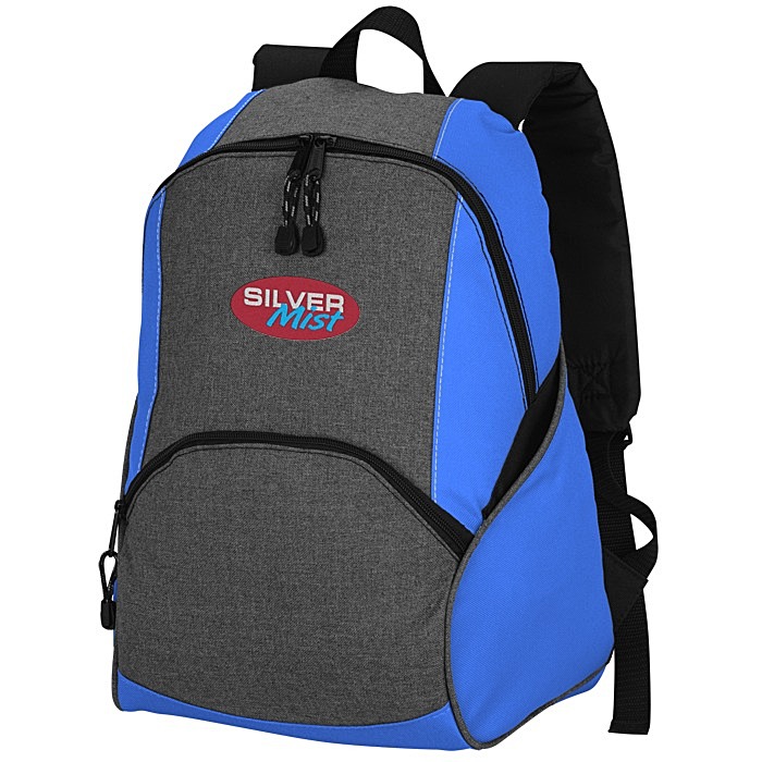 Custom On-the-Move Heathered Backpack - Embroidered
