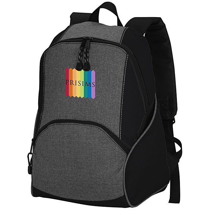 Custom On-the-Move Heathered Backpack - Full Colour