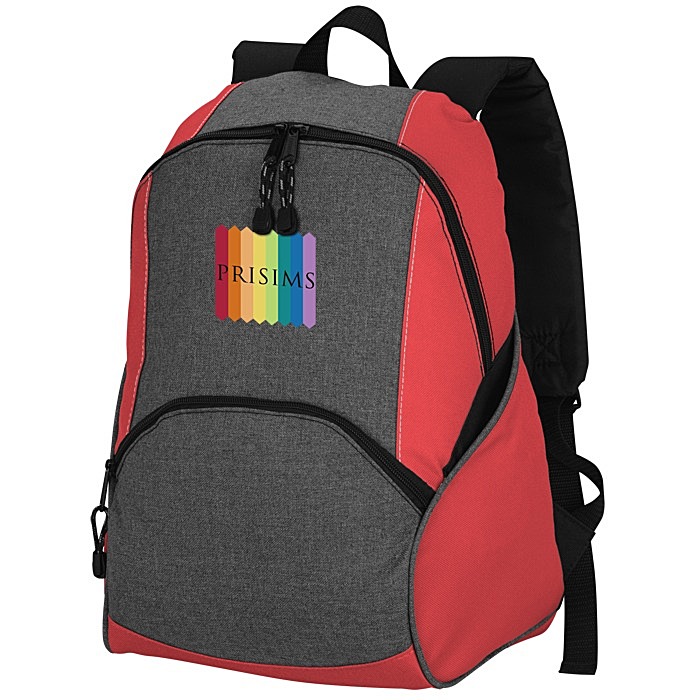Custom On-the-Move Heathered Backpack - Full Colour