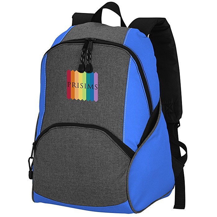 Custom On-the-Move Heathered Backpack - Full Colour