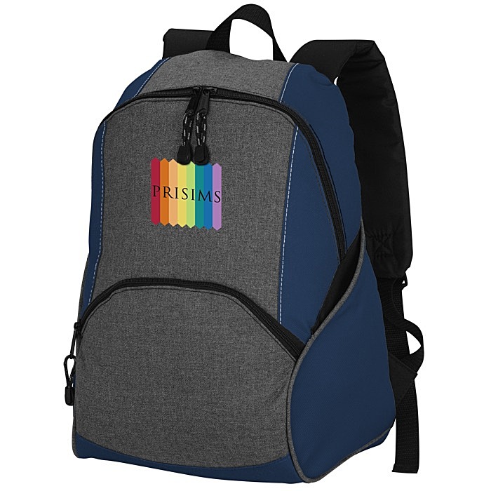 Custom On-the-Move Heathered Backpack - Full Colour