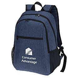 Custom 4imprint Heathered 15-inch Laptop Backpack