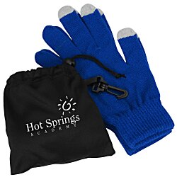 Custom Touch Gloves with Pouch