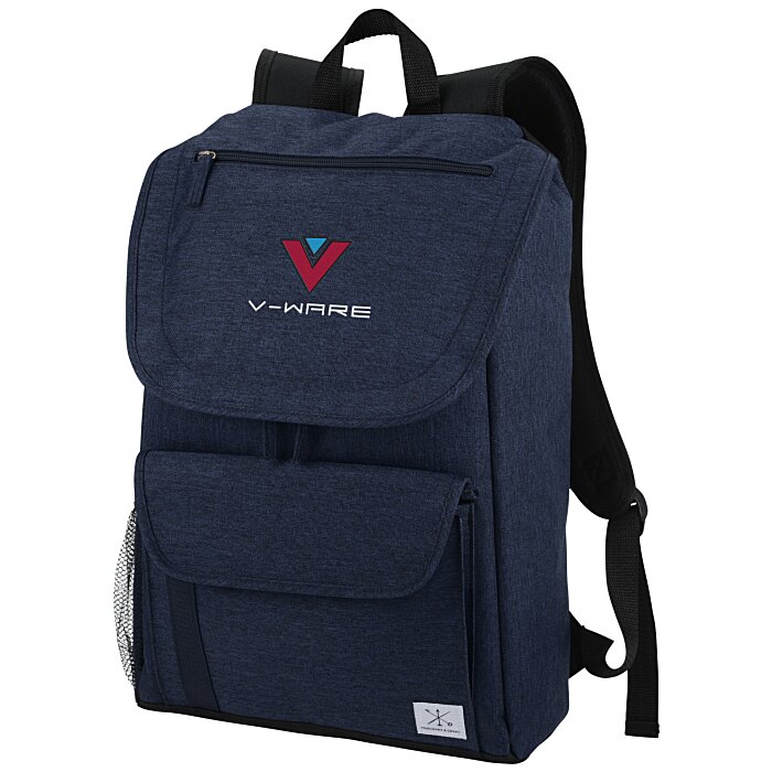 Custom Merchant & Craft Ashton 15-inch Laptop Backpack - Embroidered