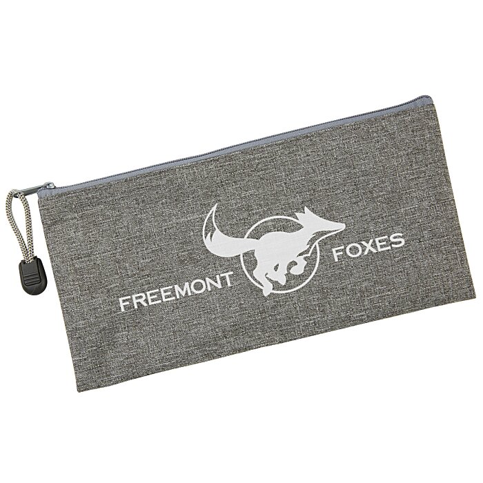 Custom Heathered School Pouch