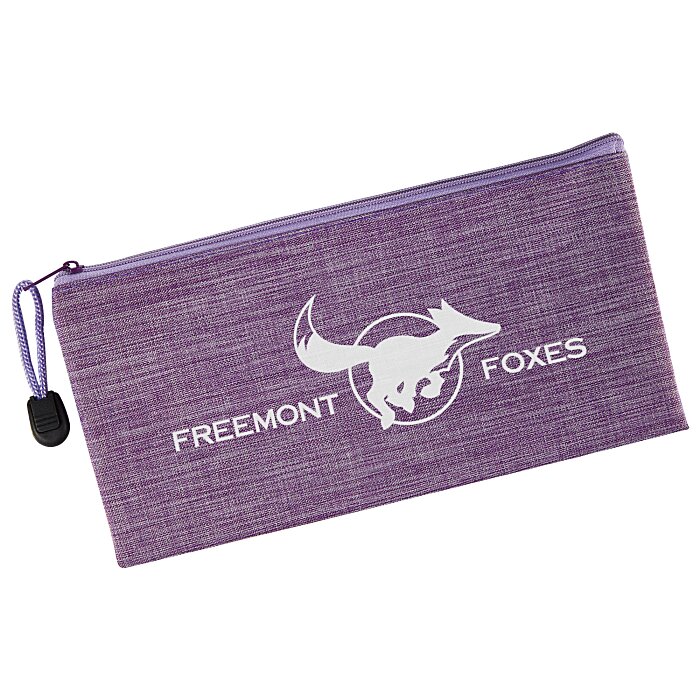 Custom Heathered School Pouch