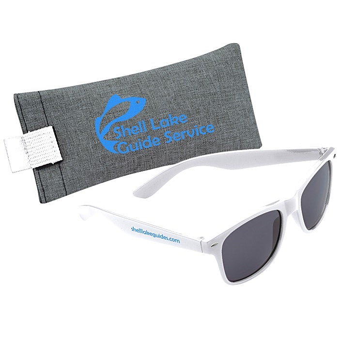 Custom Risky Business Sunglasses with Pouch