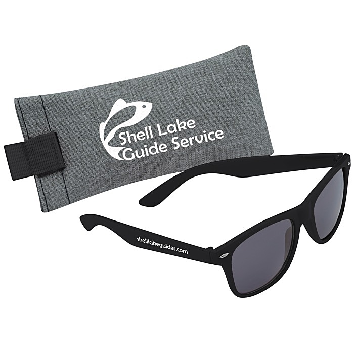 Custom Risky Business Sunglasses with Pouch