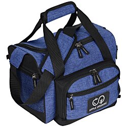 Custom 12-Can Heathered Convertible Duffel Cooler