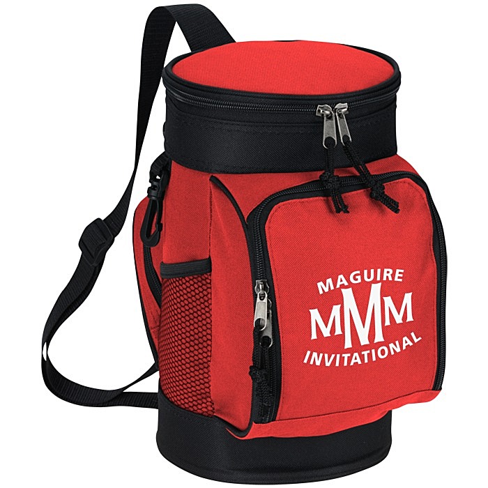 Custom Six-Can Golf Bag Cooler - Embroidered