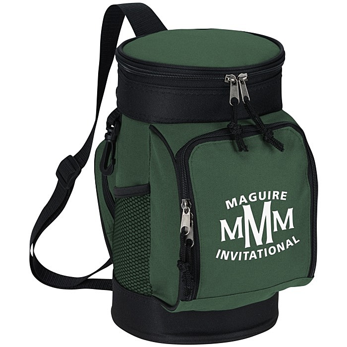 Custom Six-Can Golf Bag Cooler - Embroidered