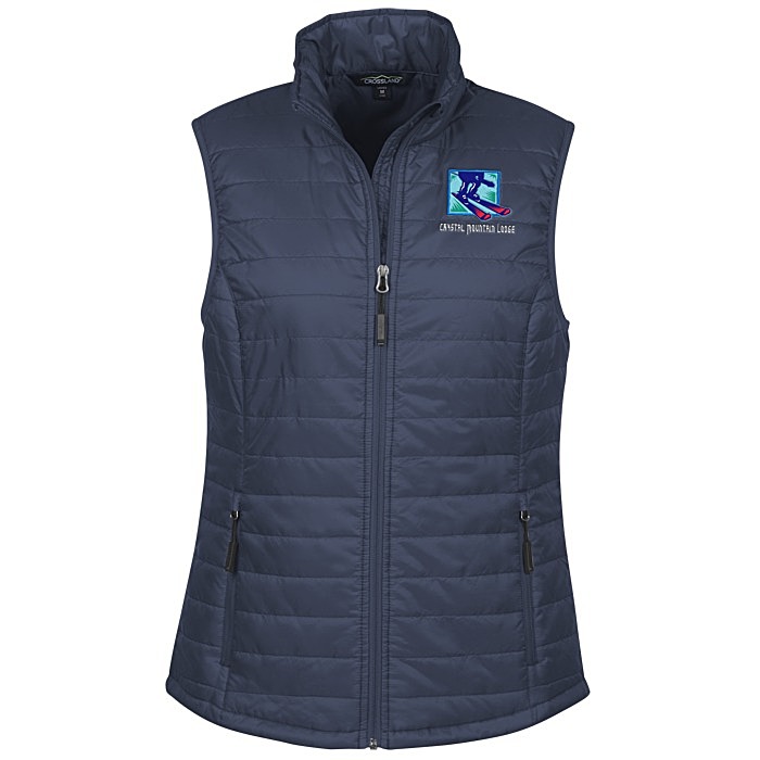 Custom Crossland Packable Puffer Vest - Ladies' - 24 hr