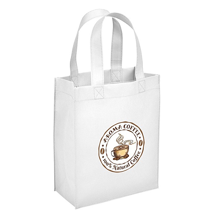 Custom Spree Shopping Tote - 10 inches x 8 inches - Full Colour
