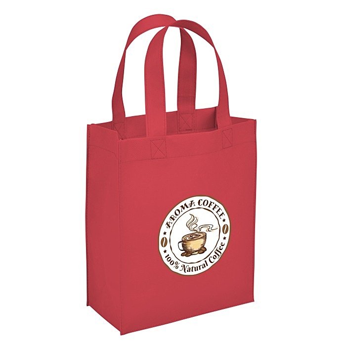 Custom Spree Shopping Tote - 10 inches x 8 inches - Full Colour