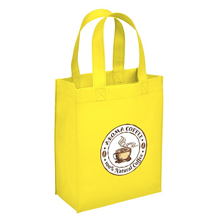 Custom Spree Shopping Tote - 10 inches x 8 inches - Full Colour