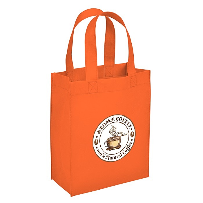 Custom Spree Shopping Tote - 10 inches x 8 inches - Full Colour