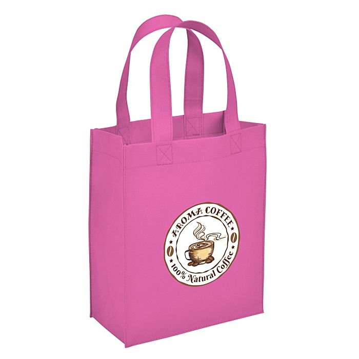 Custom Spree Shopping Tote - 10 inches x 8 inches - Full Colour