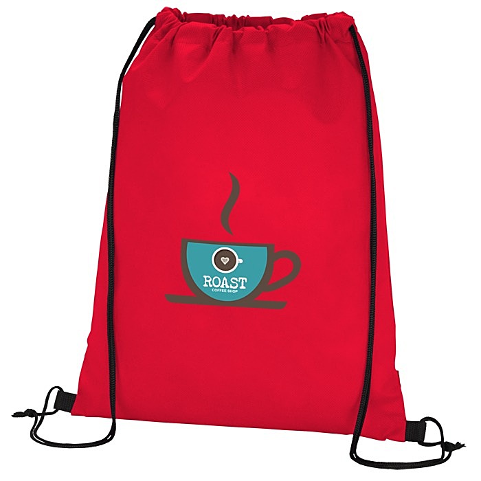 Custom Polypropylene Drawstring Sportpack - Full Colour