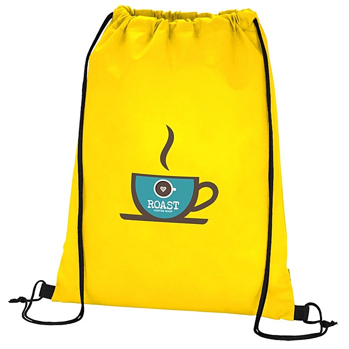 Custom Polypropylene Drawstring Sportpack - Full Colour