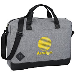 Custom Graphite Dome 15-inch Laptop Brief Bag