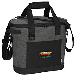 Custom Koozie® Heathered 20-Can Tub Cooler Tote - Embroidered