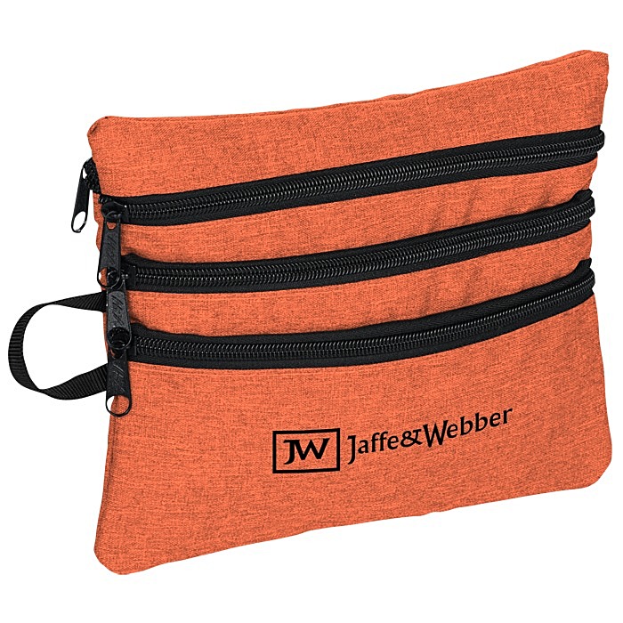 Custom Heathered Tech Travel Bag