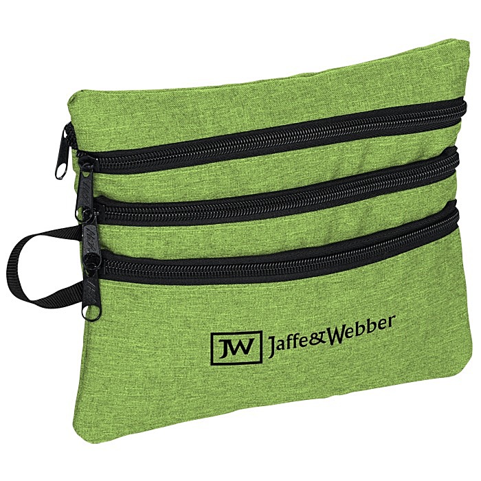 Custom Heathered Tech Travel Bag