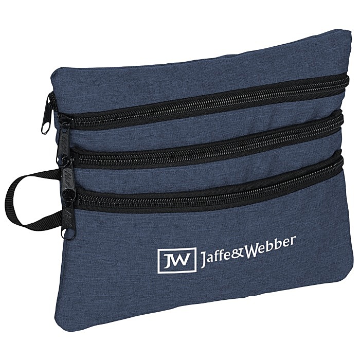 Custom Heathered Tech Travel Bag