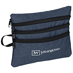 Custom Heathered Tech Travel Bag