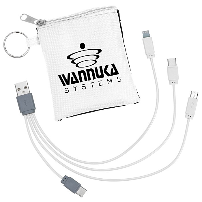 Custom Connecting Charging Cable USB-C Pouch