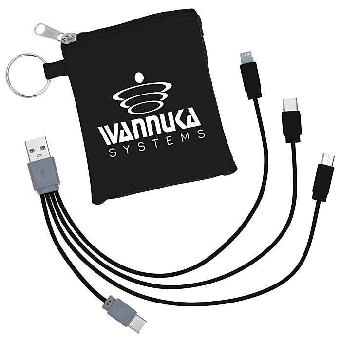 Custom Connecting Charging Cable USB-C Pouch